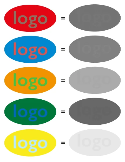 Colour contrast and colour-vision test